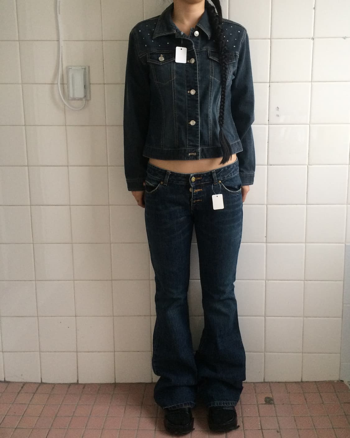 Cubic point denim jacket 상품이미지1