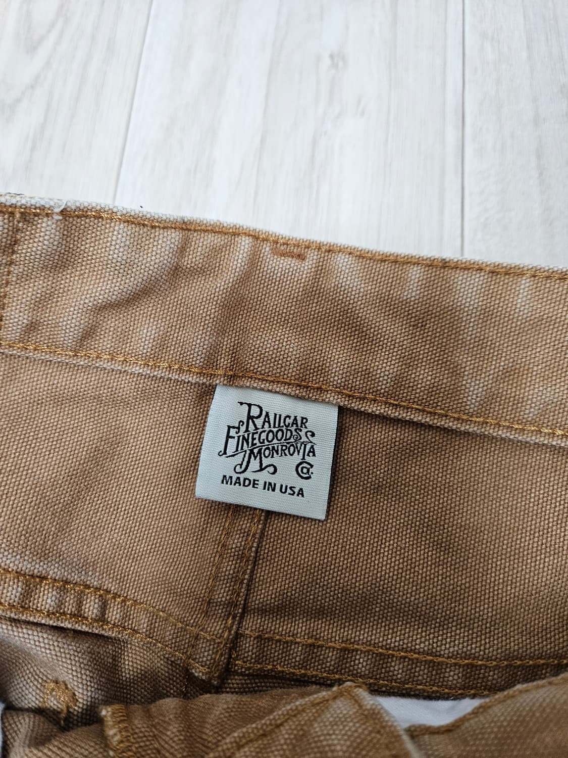 레일카 파인굿즈 덕캔버스 팬츠 버즈릭슨 토이즈맥코이 리얼맥코이 아나토미카 상품이미지2