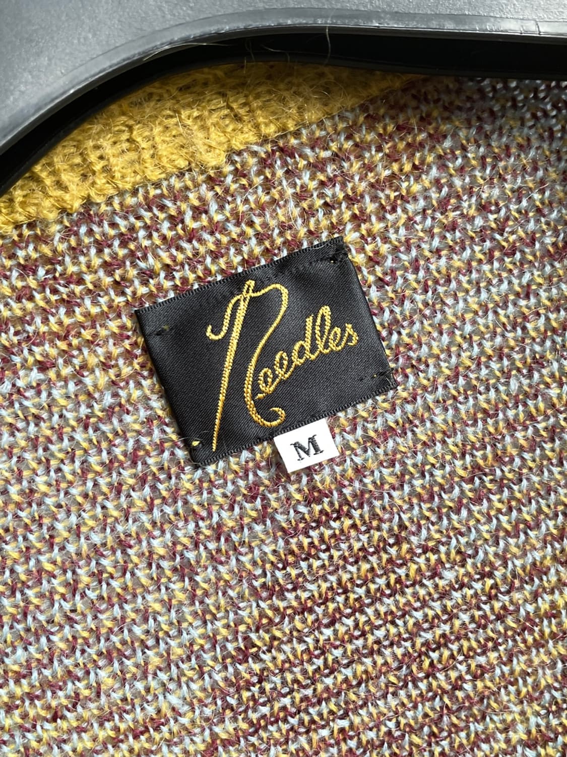 니들스 아가일 모헤어 가디건  상품이미지5