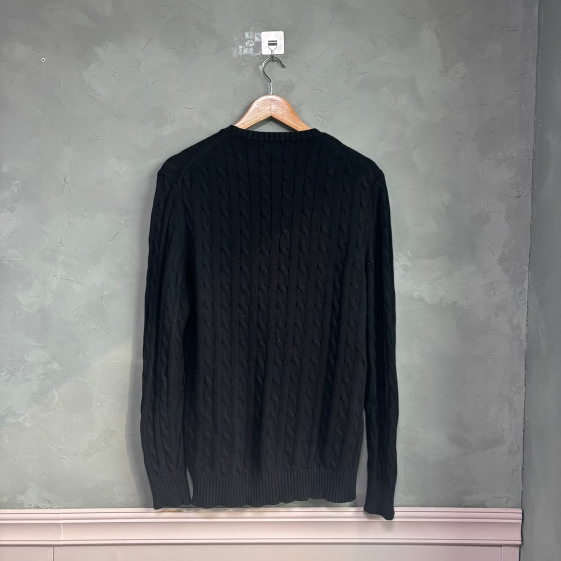 폴로 랄프로렌 꽈배기 니트 블랙 상품이미지4