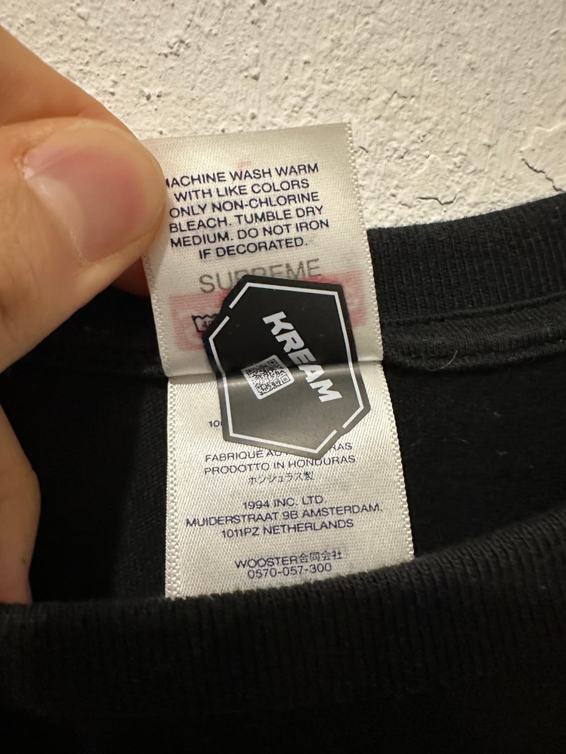 슈프림 x 홈런 티셔츠 블랙 - 25SS 상품이미지3