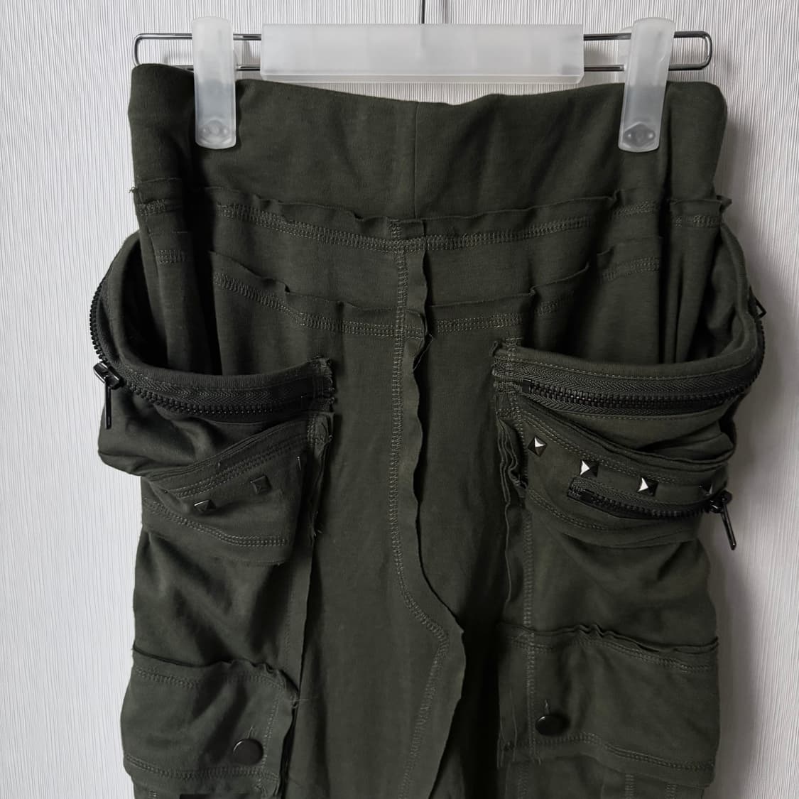 아카이브 벌룬포켓 스터드 카고 롱스커트 치마 펑크 y2k 락시크 상품이미지2