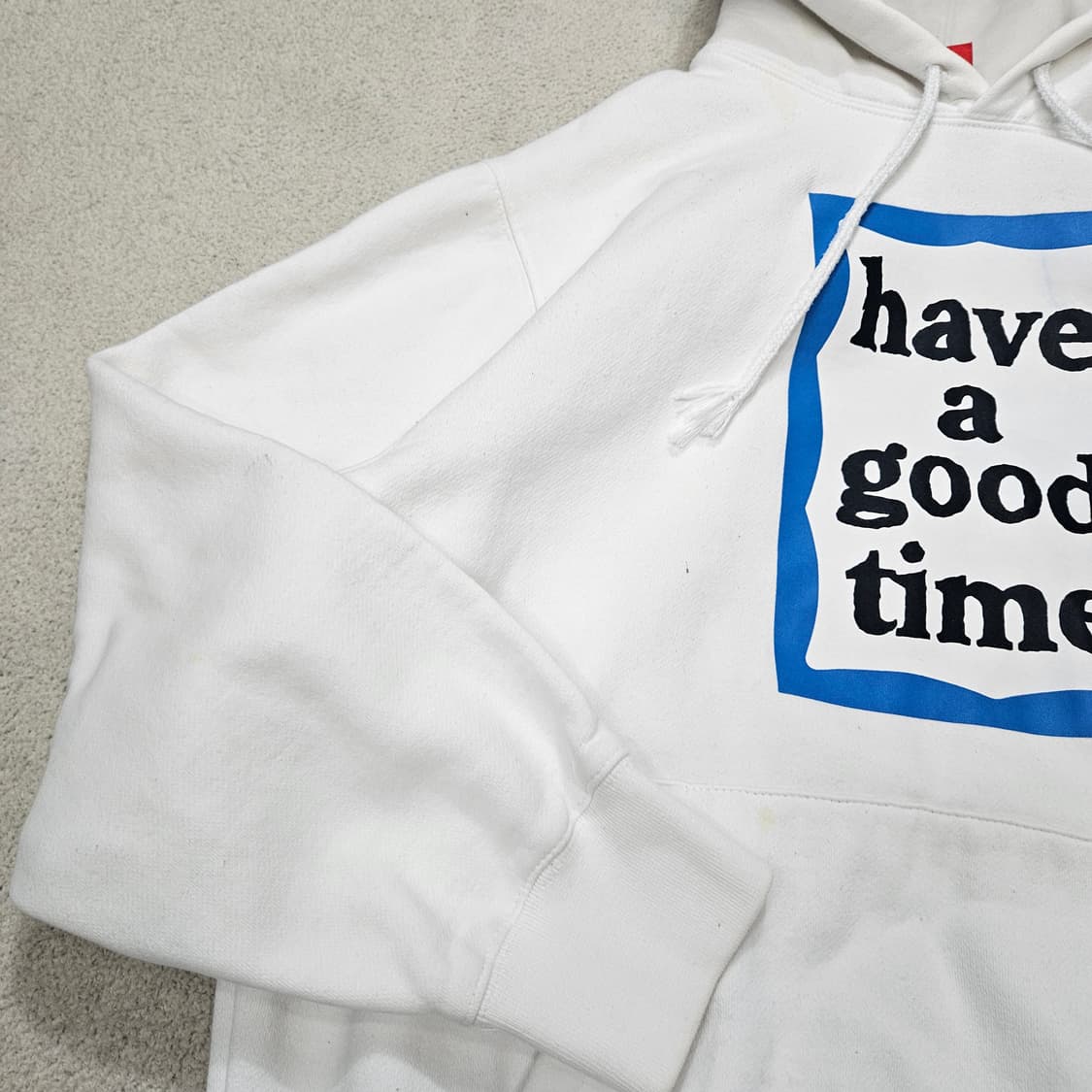 해브어굿타임 후드티 M 상품이미지5