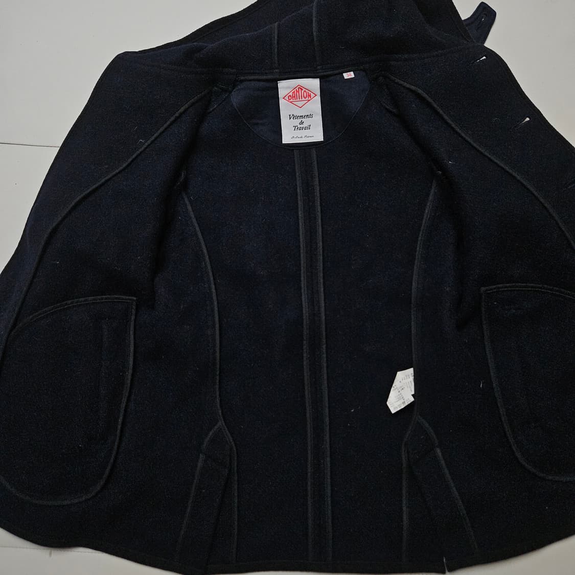 (무료배송) 단톤 울후드 자켓 / 네이비 /34사이즈 상품이미지8