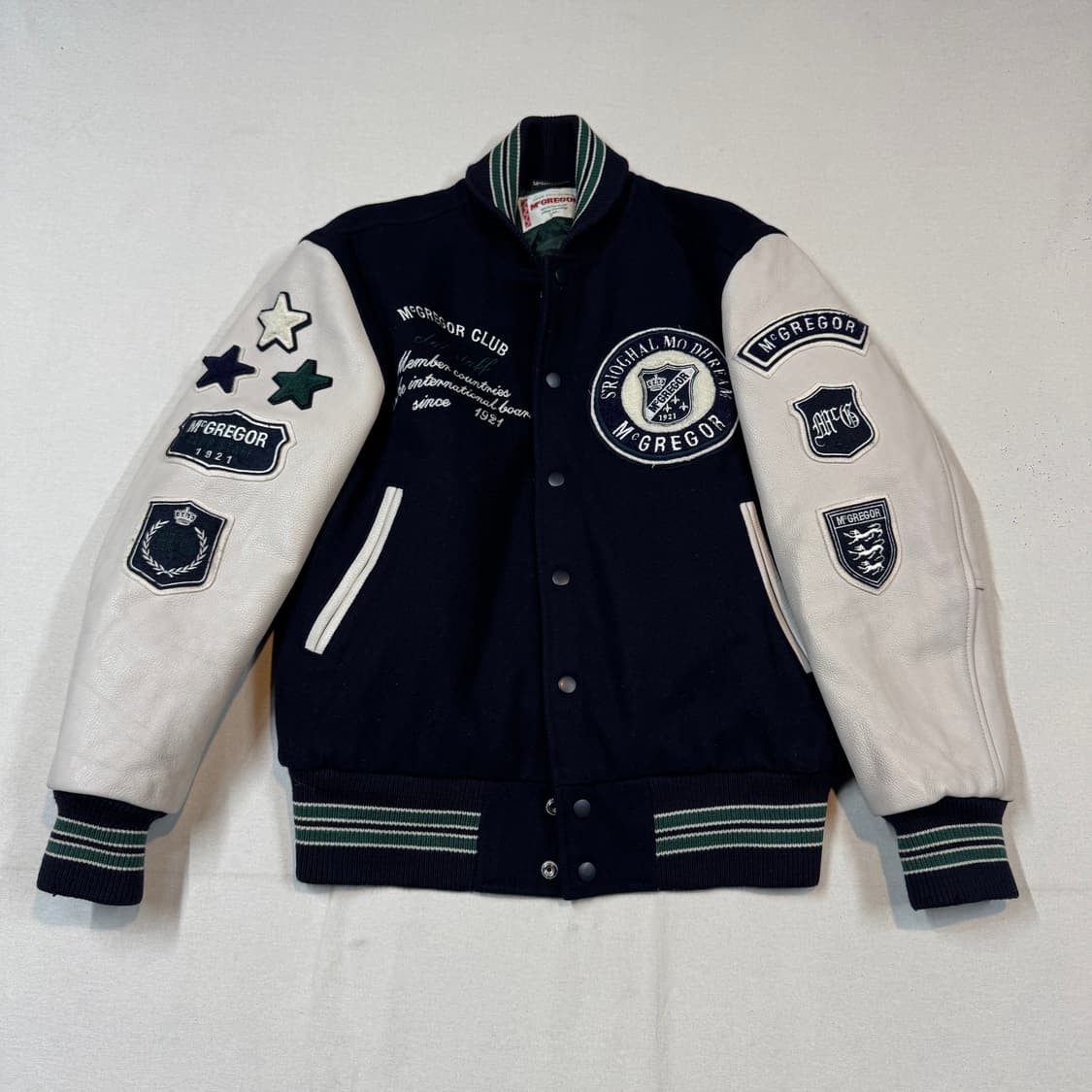 M) 맥그리거 1921 풀 패치 바시티 스타디움 자켓 상품이미지1