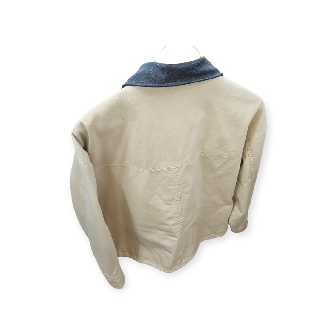 H&M 카라 배색 헌팅 자켓 베이지 상품이미지5