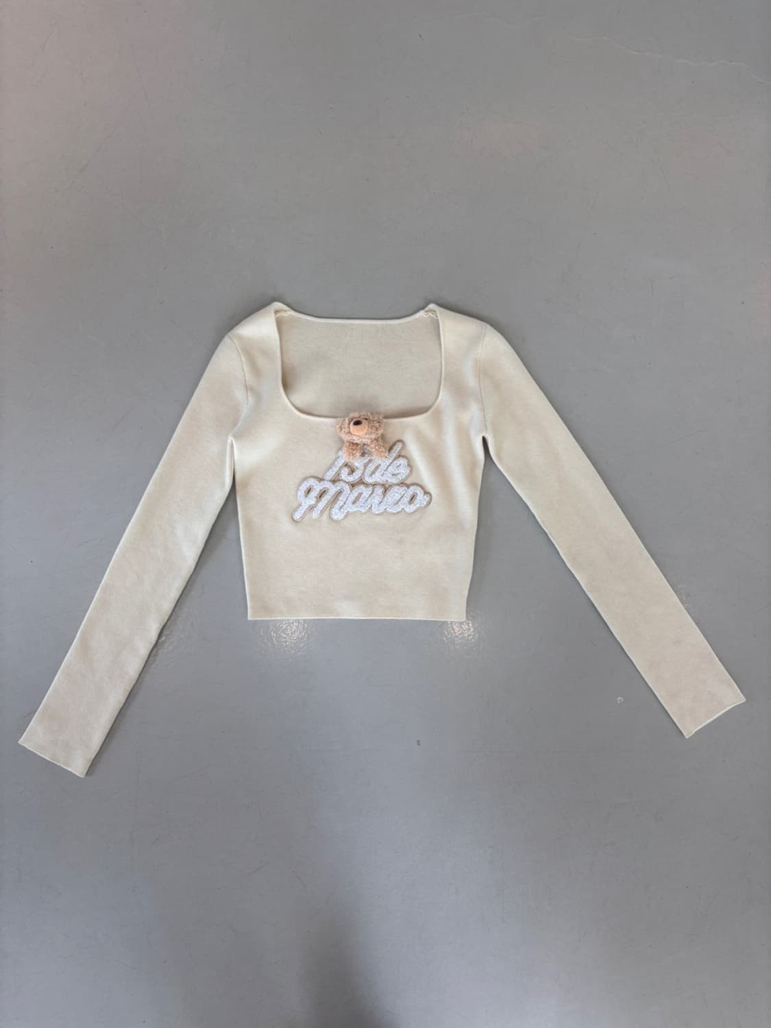 (New)13de marzo Crop Knit 상품이미지2
