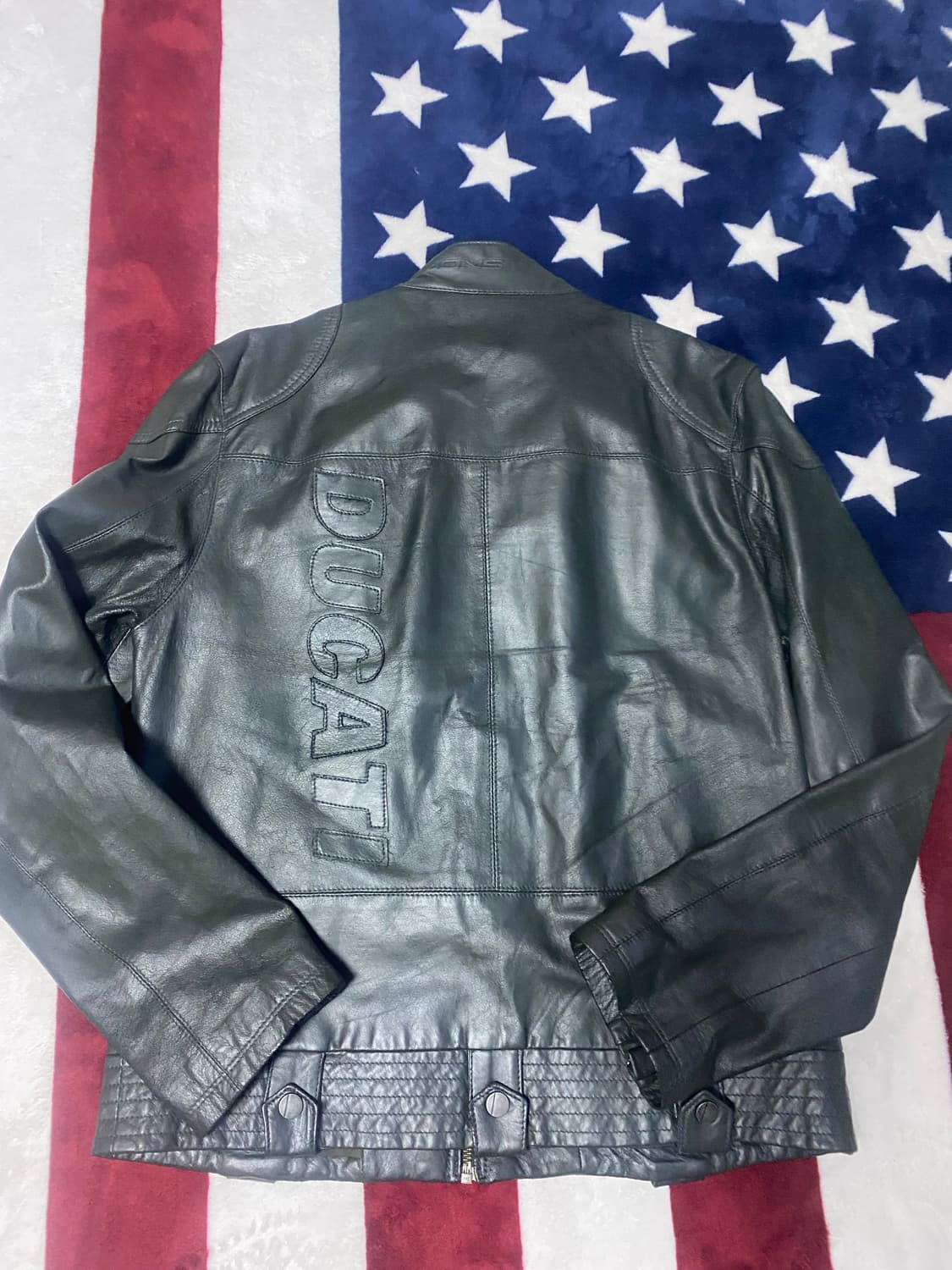 푸마x두가티 콜라보 라이더 가죽자켓 상품이미지8