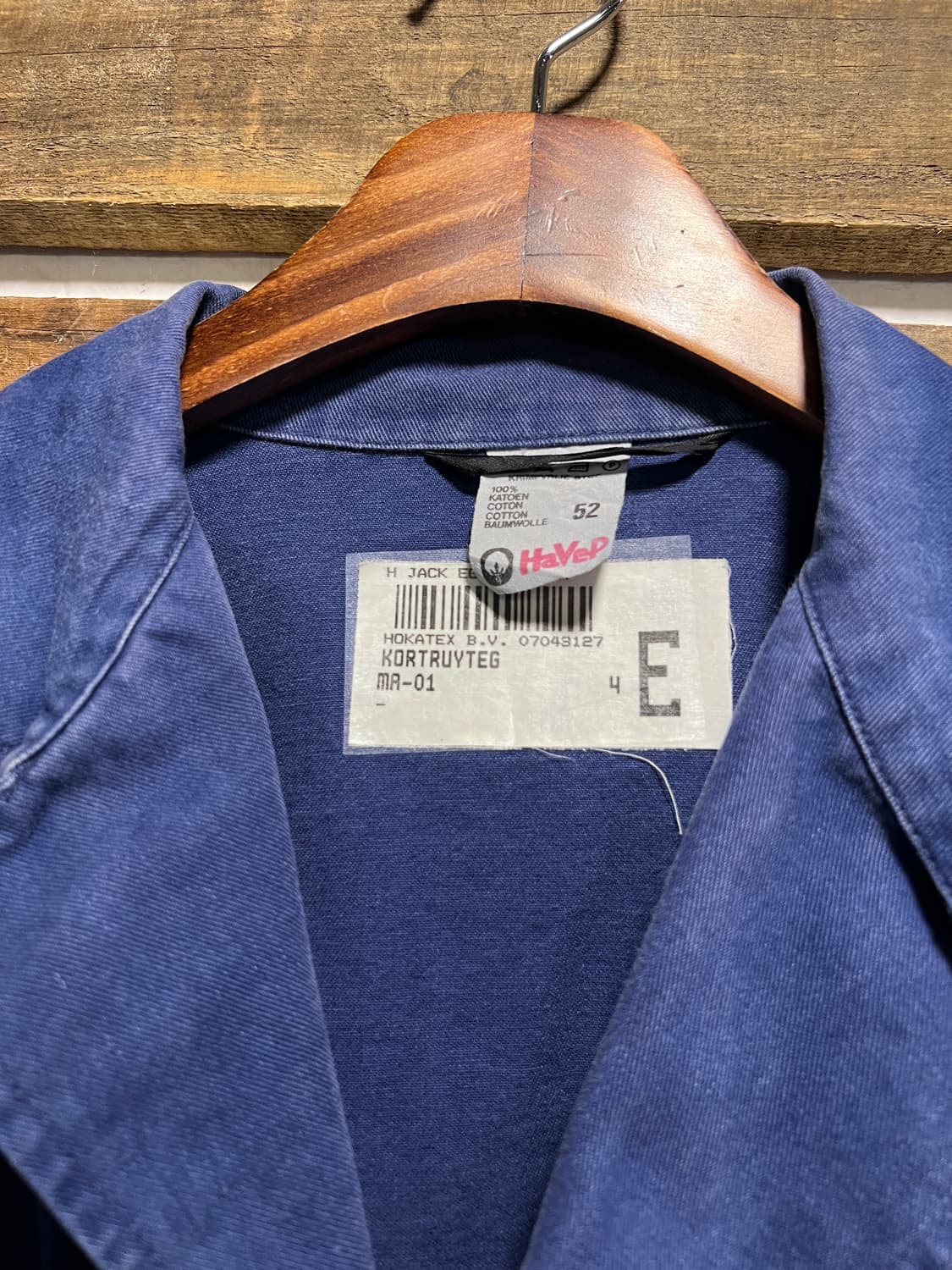 [XL]빈티지 워싱 더블 브레스트 프렌치 워크자켓 상품이미지2