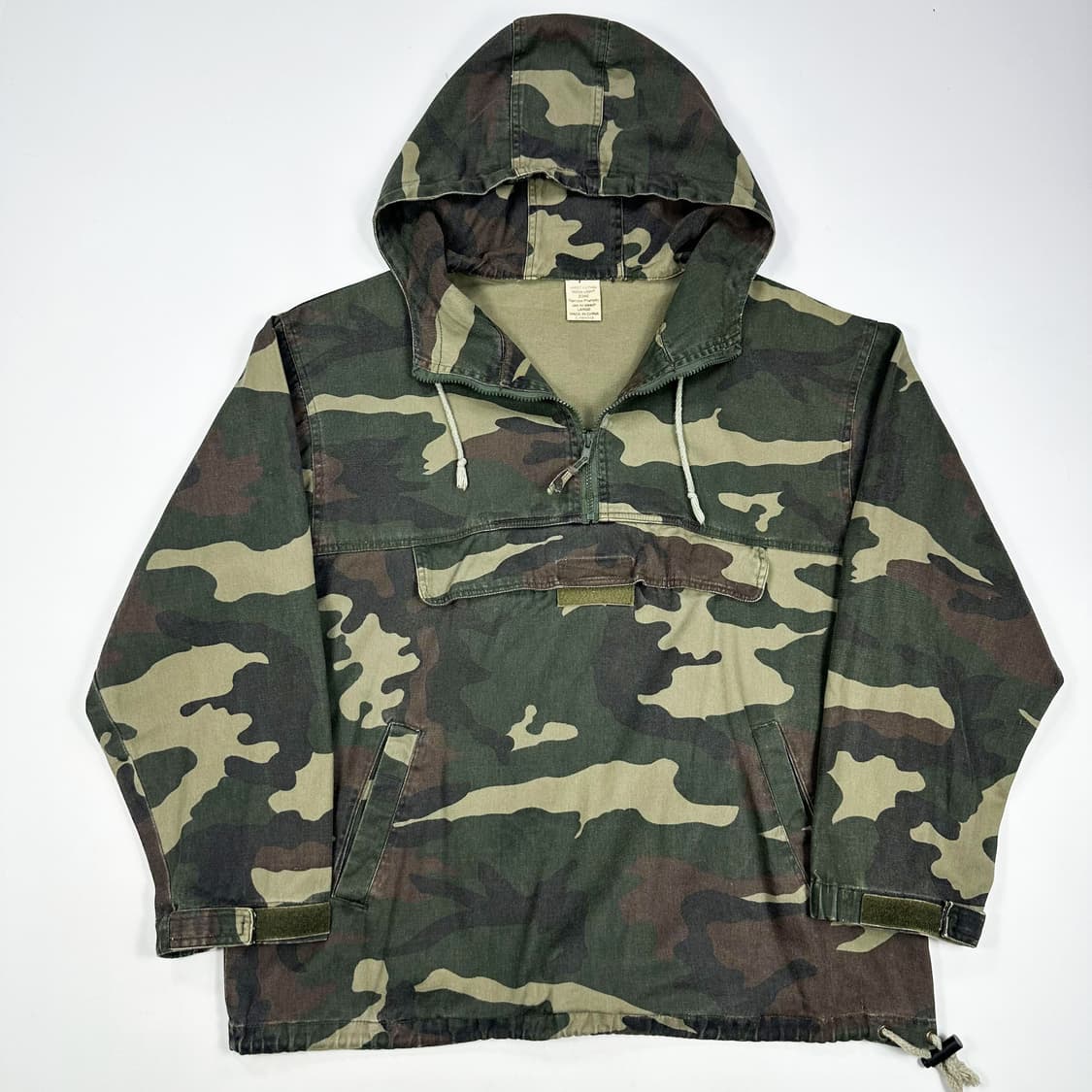JPN 재팬빈티지 오버핏 카모 후디 아노락 L 상품이미지1