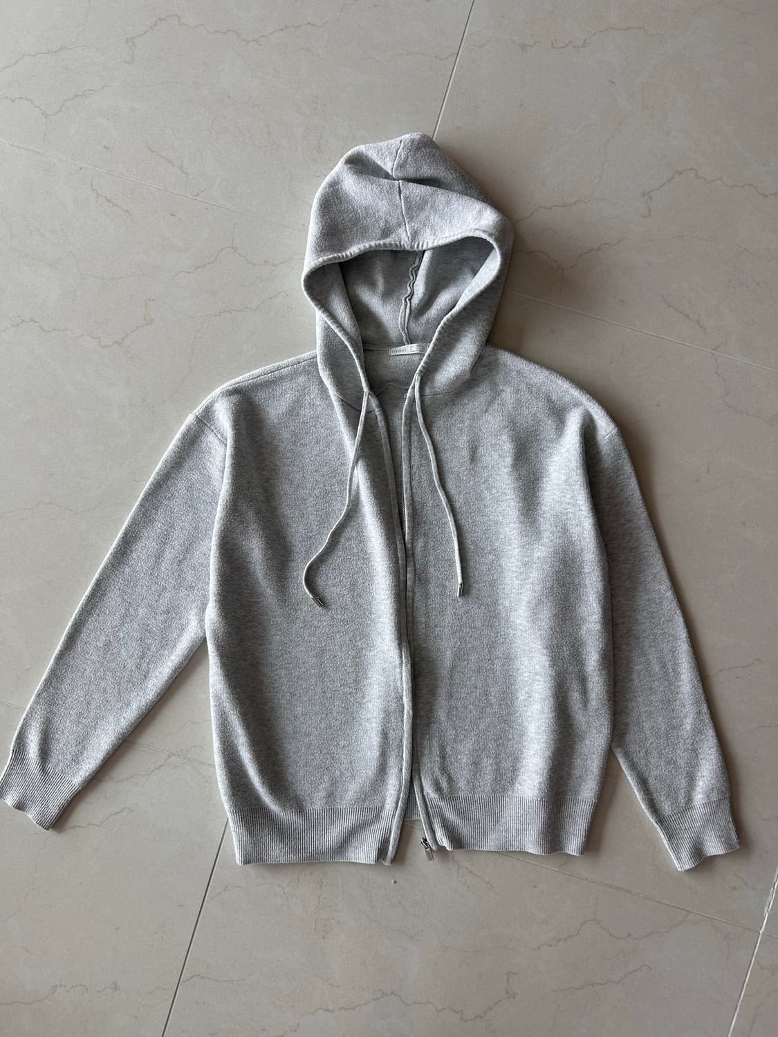 Oysho 여성 니트 후드집업 그레이 상품이미지1