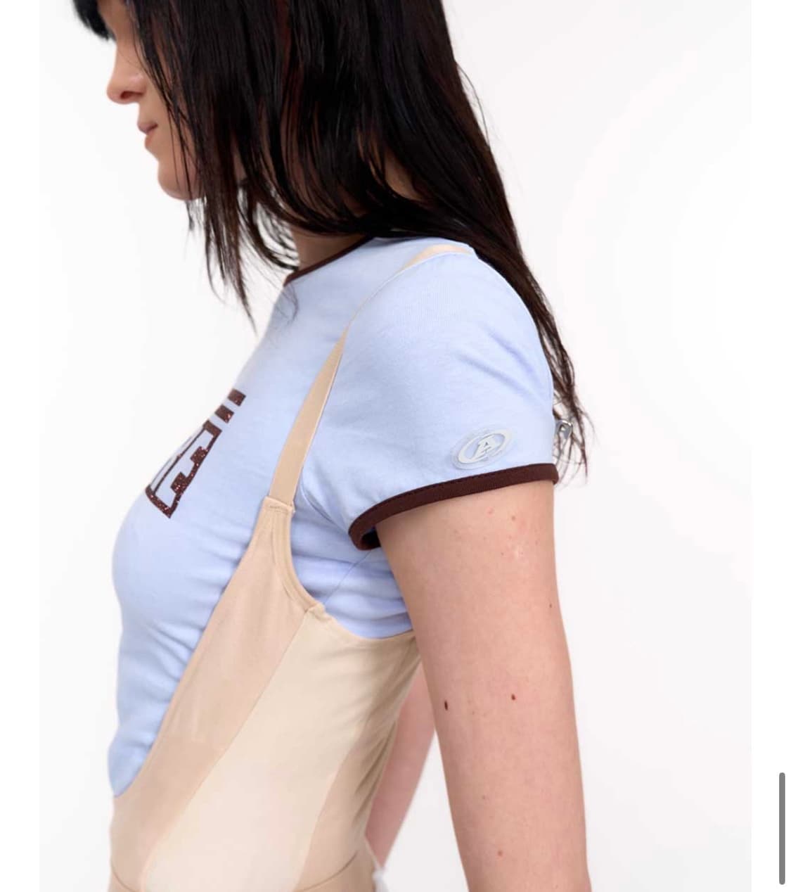 (새상품)2000아카이브 반팔티 2 스카이블루 스컬프터미스치프 상품이미지3