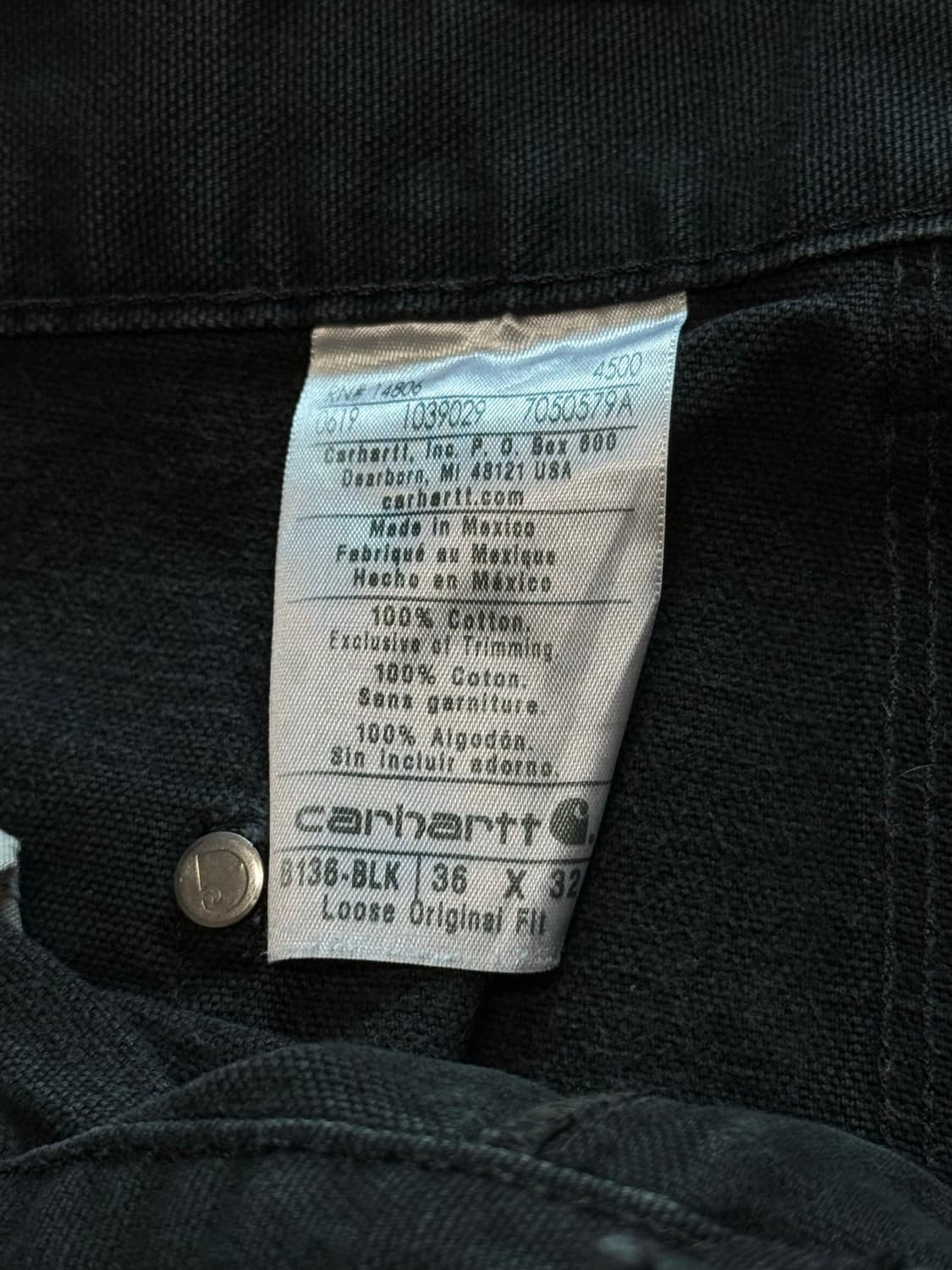 36) 빈티지 칼하트 더블니 팝니다 상품이미지6