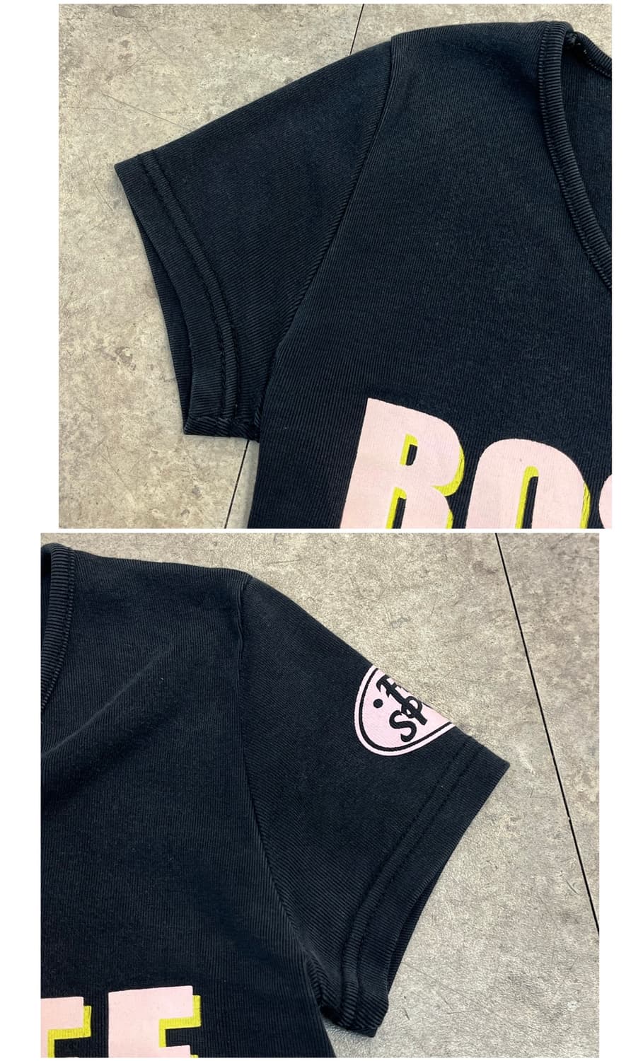 ROSE FAN FAN 반팔티 블랙 #csz3852 상품이미지6