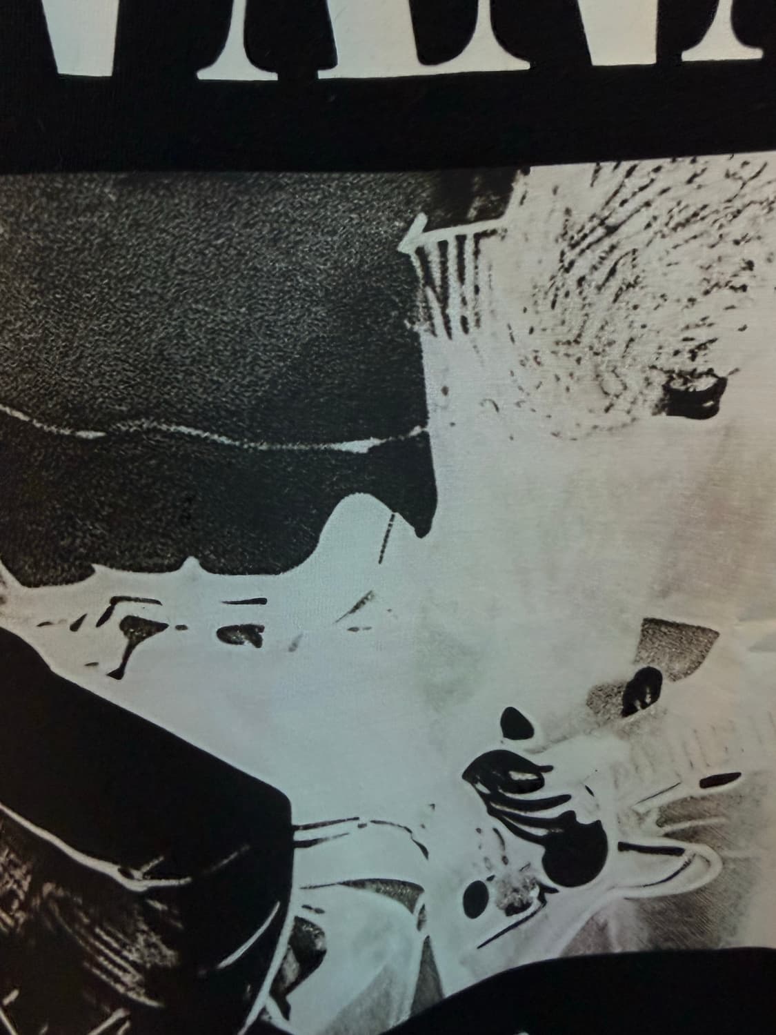 너바나 NIRVANA 레터링 프린팅 밴드티  상품이미지4