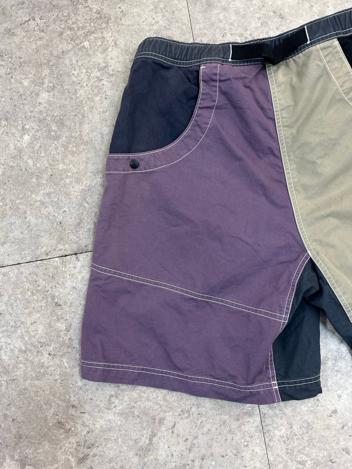 예스아이씨 스티치 배색 하프 팬츠 L #csz3494 상품이미지8