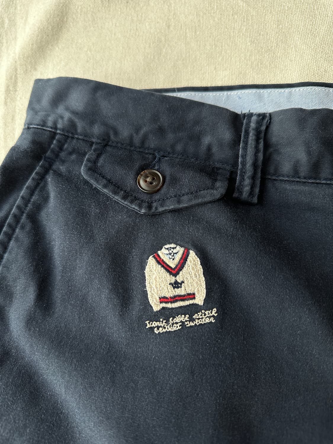 폴로 랄프로렌 멀티 자수 치노 쇼츠 32 상품이미지3