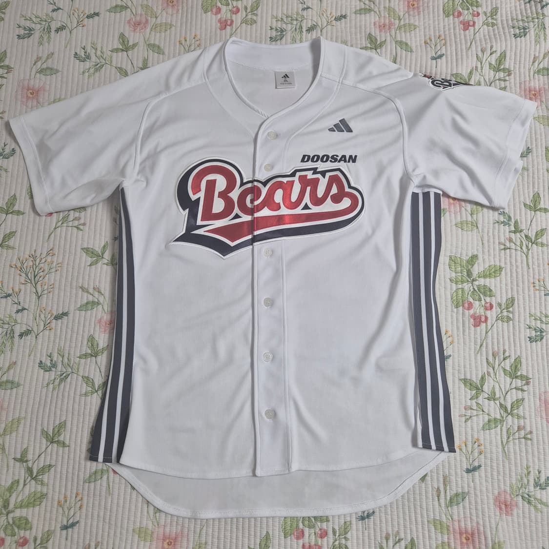 두산베어스 홈 노스폰서 (2XL) 아디다스 정품 유니폼 노마킹 상품이미지1