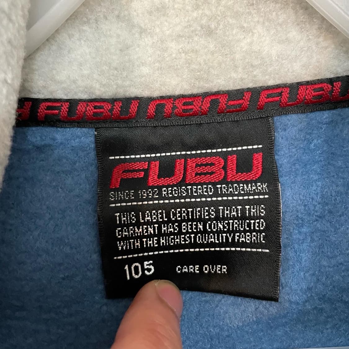 FUBU(후부) 올드스쿨 빅로고 후리스 상품이미지5