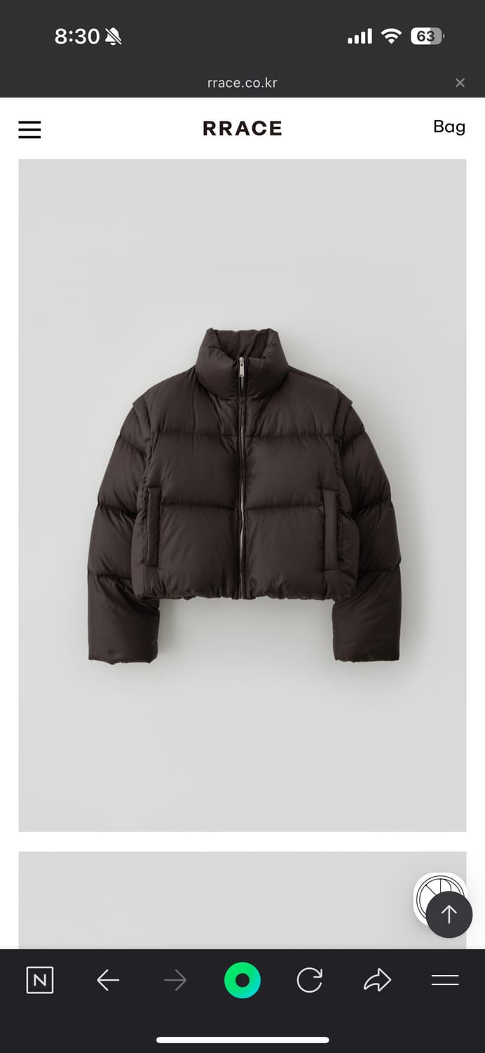 rrace puffer down jacket 패딩 상품이미지4