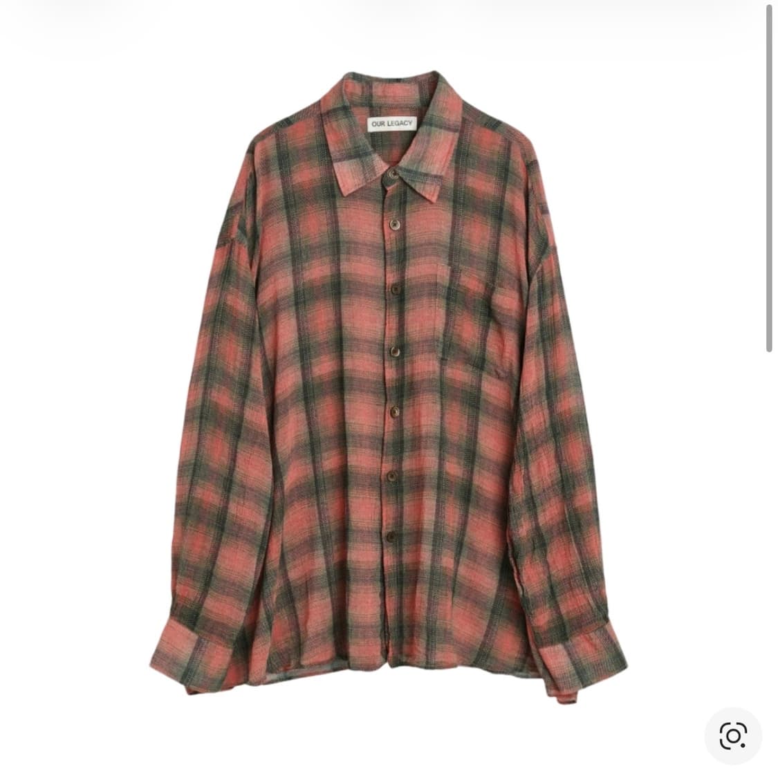 아워레가시 보로우드 셔츠 빅 럼버체크 프린트 44 상품이미지1