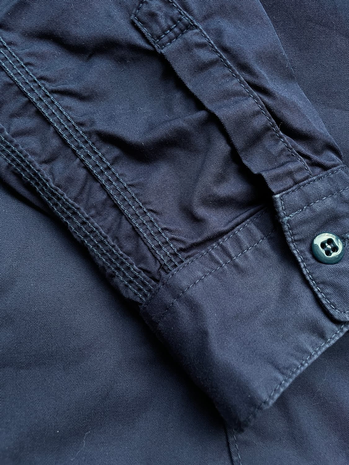 상리미트 네이비 코튼 셔츠 상품이미지8