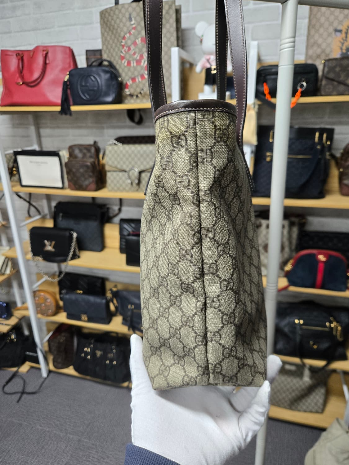 [특가][정품] 구찌 시그니처 토트백 상품이미지3