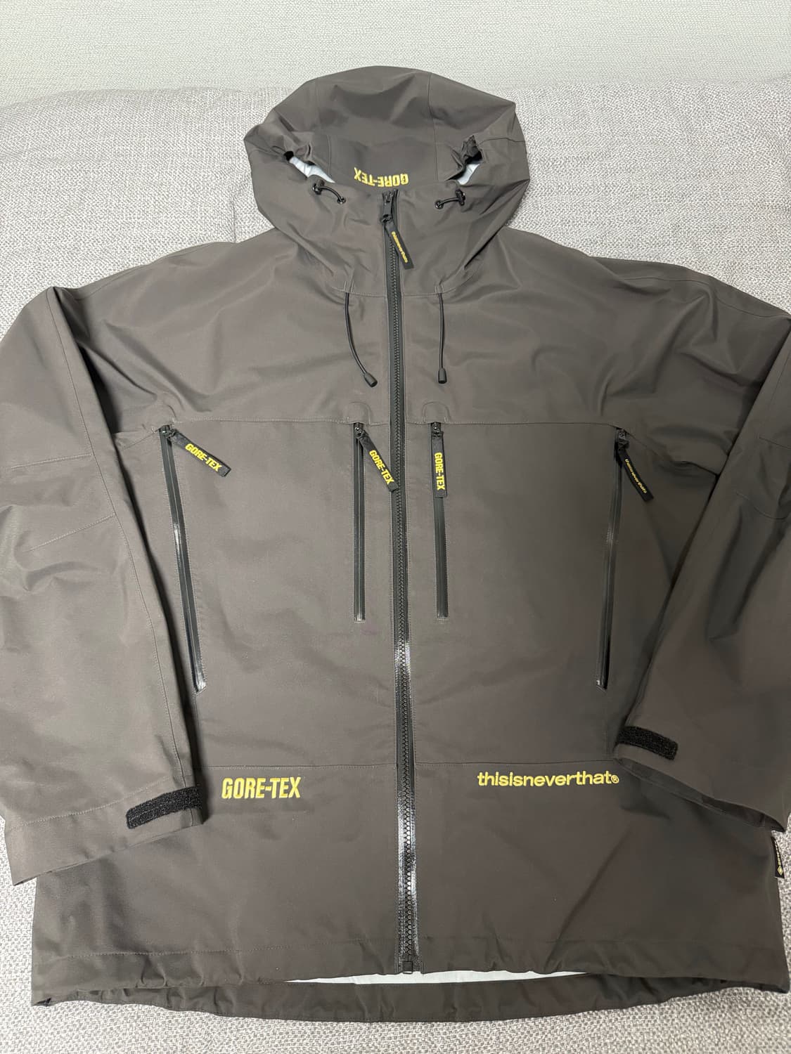 [L] 디스이즈네버댓 고어텍스 3L 자켓 블랙 상품이미지1