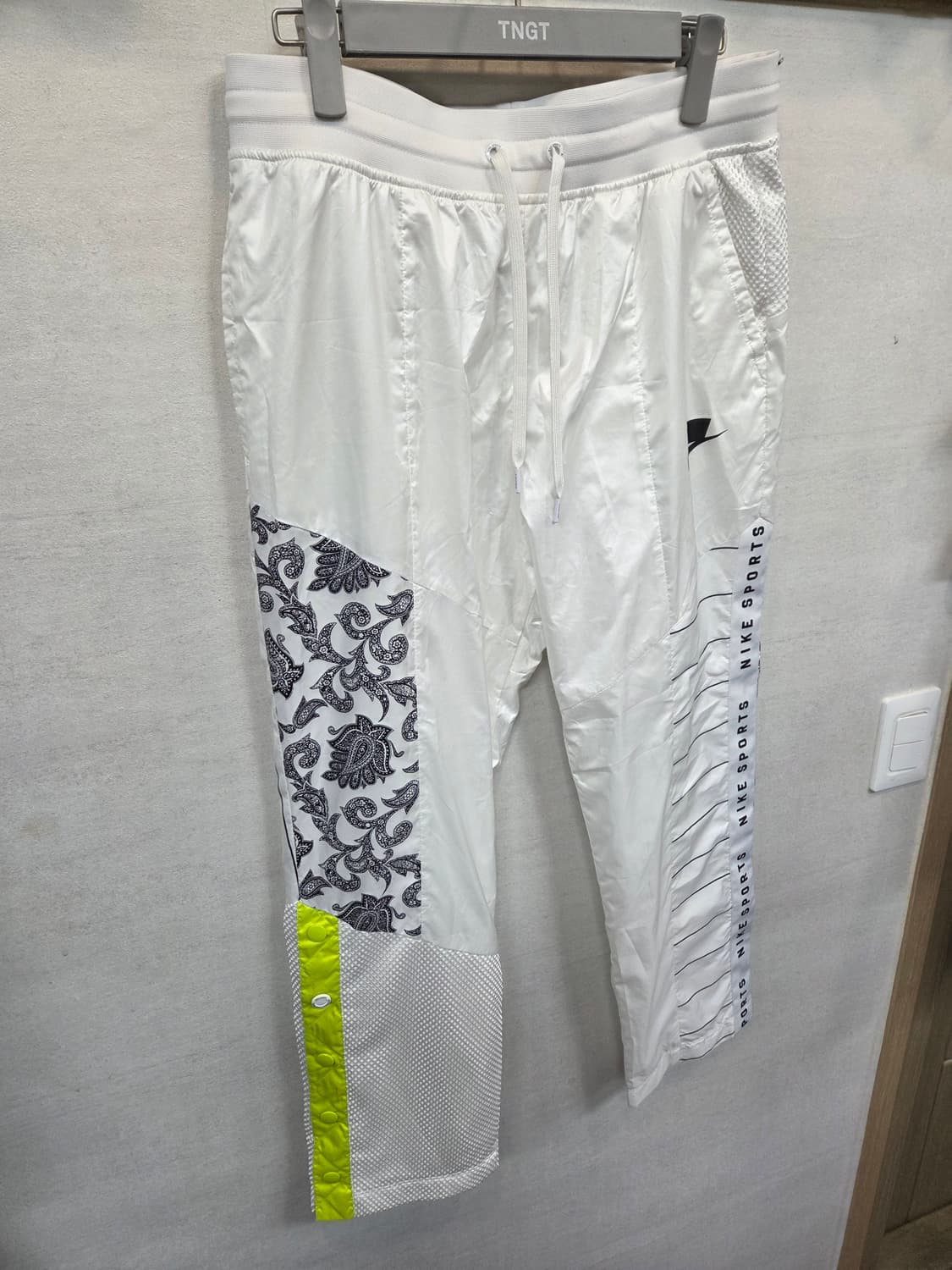 나이키 반다나 페이즐리 사이드버튼 믹스드 우븐 트랙팬츠 L 상품이미지5