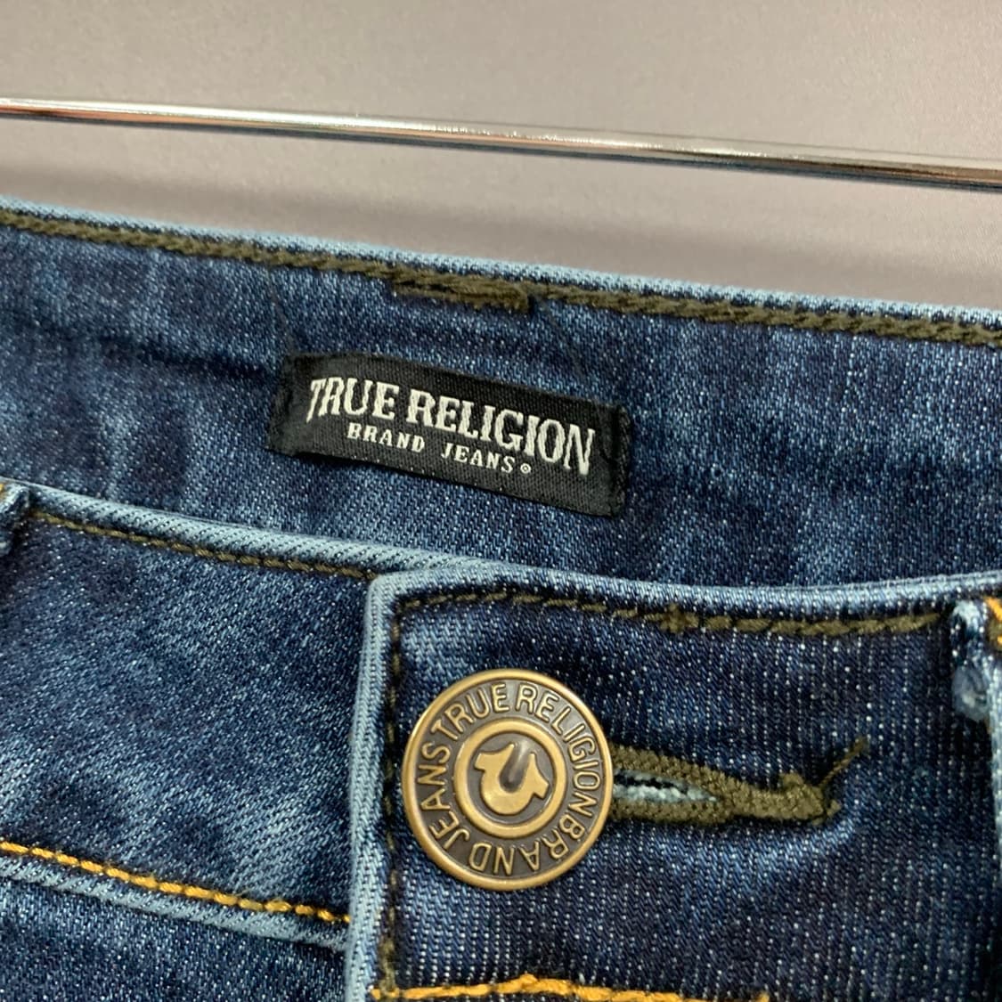 27인치 트루릴리전 로우 시트 스판 밴딩 부츠컷 데님 청바지 상품이미지6