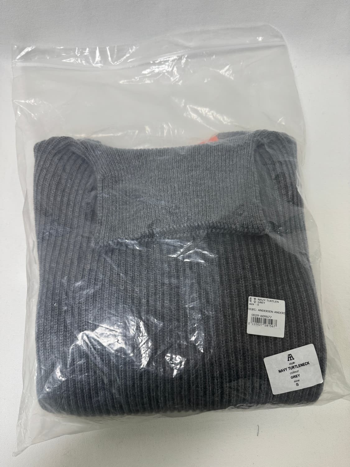 안데르센안데르센 네이비 터틀넥 니트 S 상품이미지6