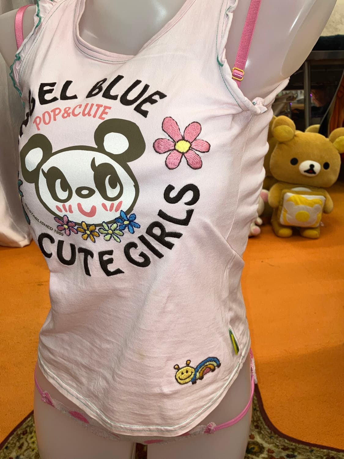 엔젤블루 판다 슬리브리스 상품이미지3