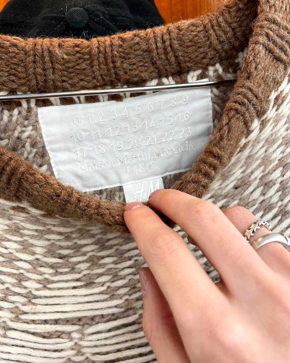 [M] 마르지엘라 h&m 노르딕 니트 스웨터 상품이미지7