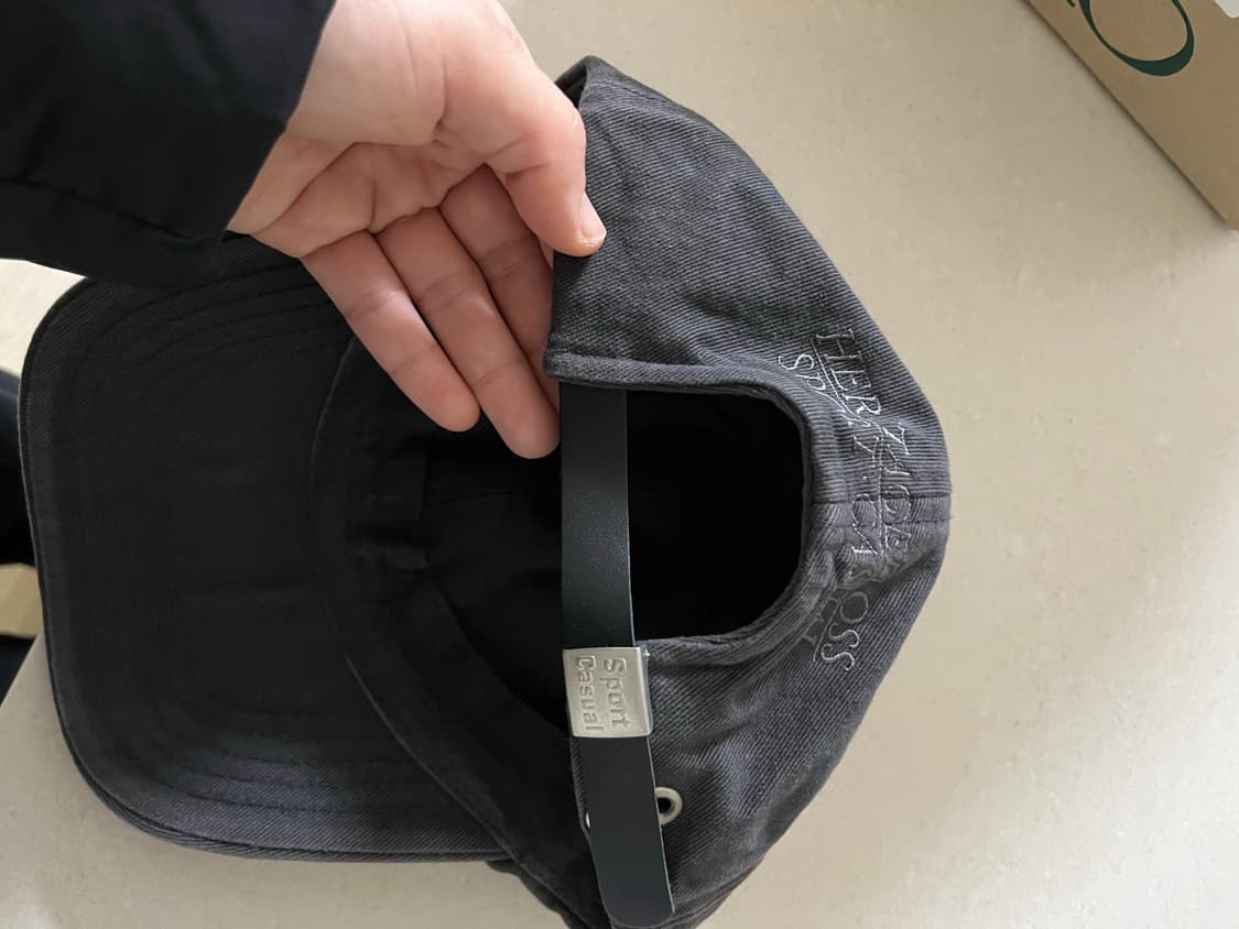 헤리티지 플로스 6패널 모자 챠콜 상품이미지6