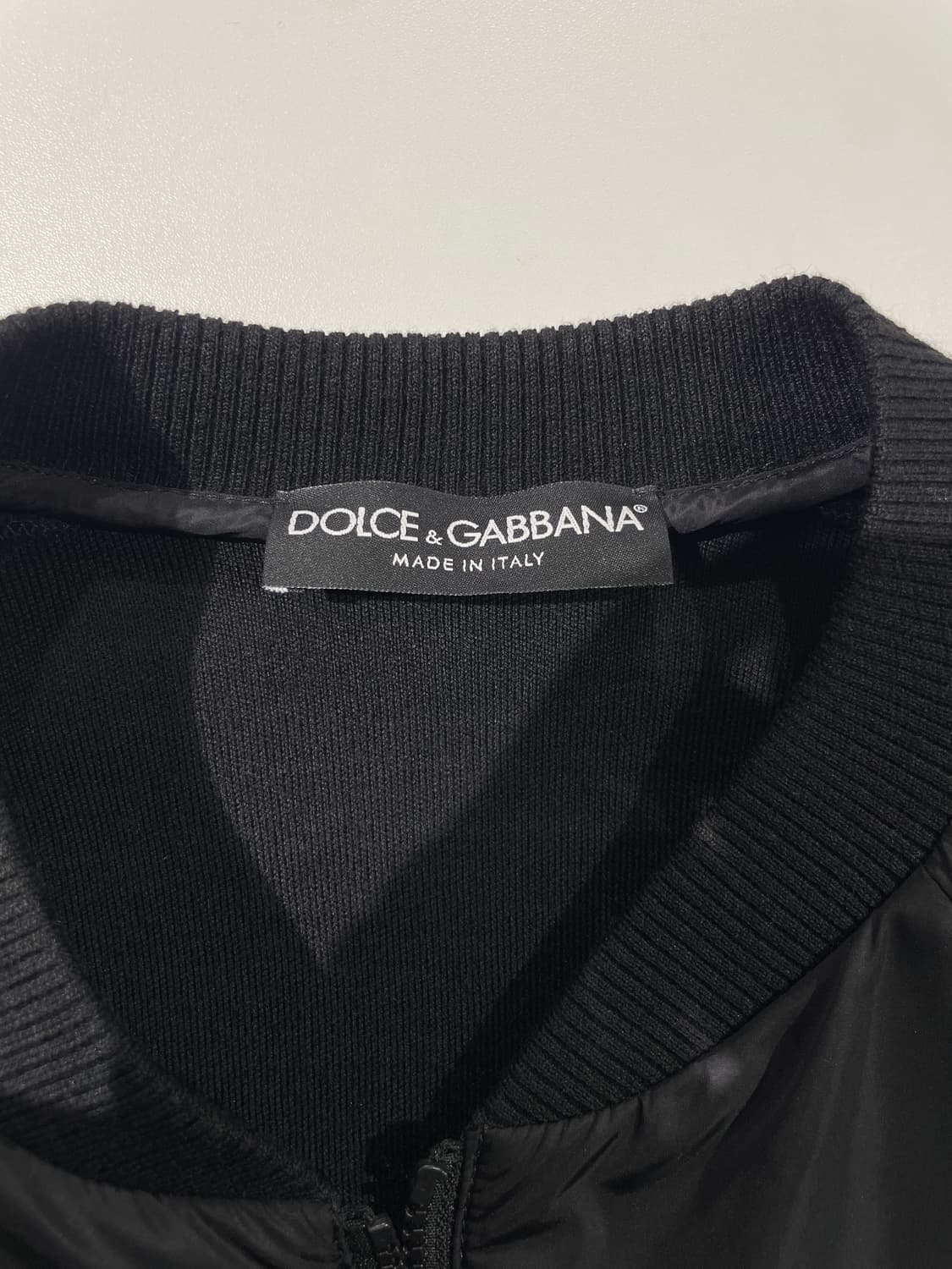 돌체 앤 가바나 블랙 나일론 봄버 자켓 상품이미지7