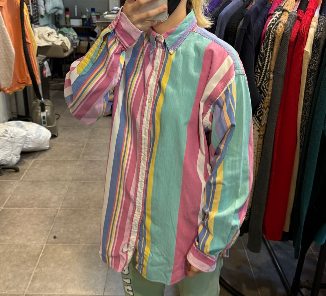 [No.9]Polo 폴로 스트라이프 긴팔셔츠 상품이미지4