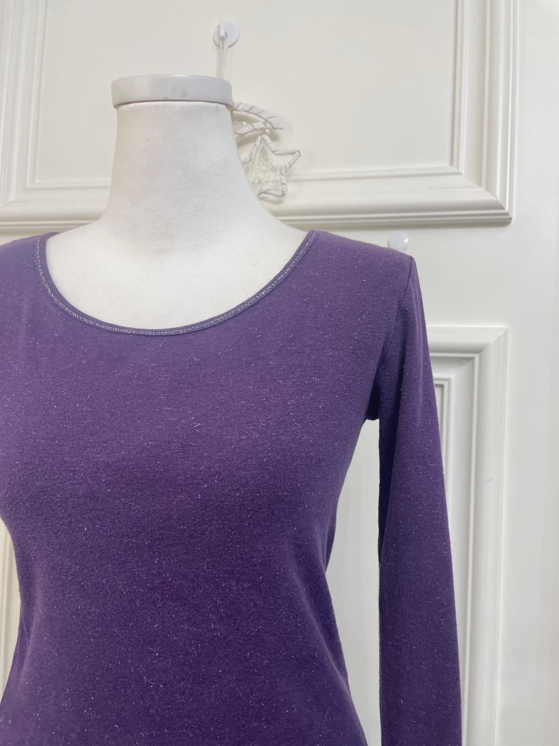 purple gold point shirring cardigan&glit 상품이미지10