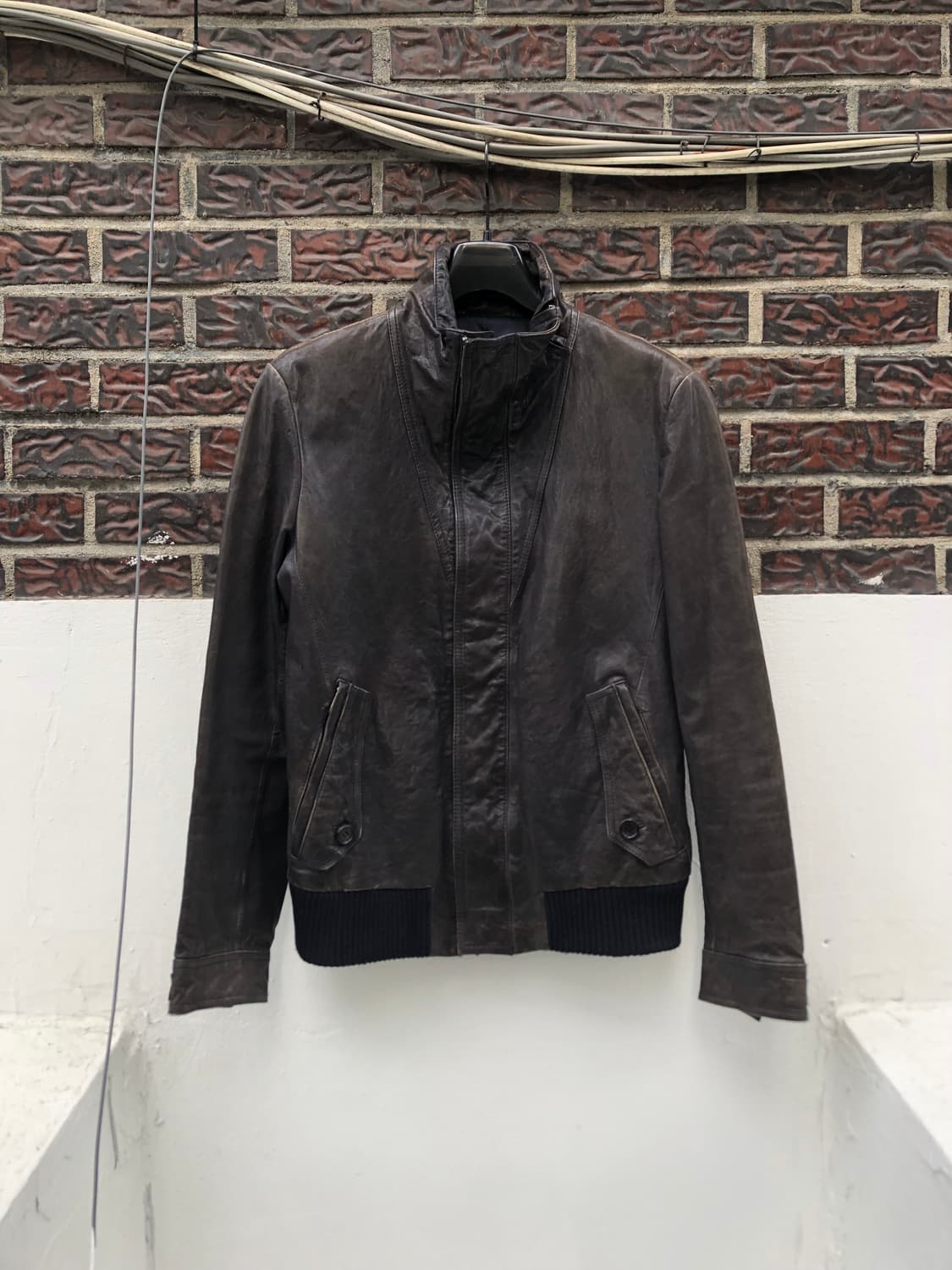 Wooyoungmi Sheep Skin Leather Jacket 상품이미지4