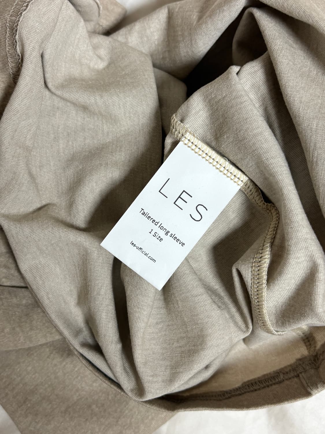 테일러드 롱 슬리브 샌드 1 size 상품이미지2