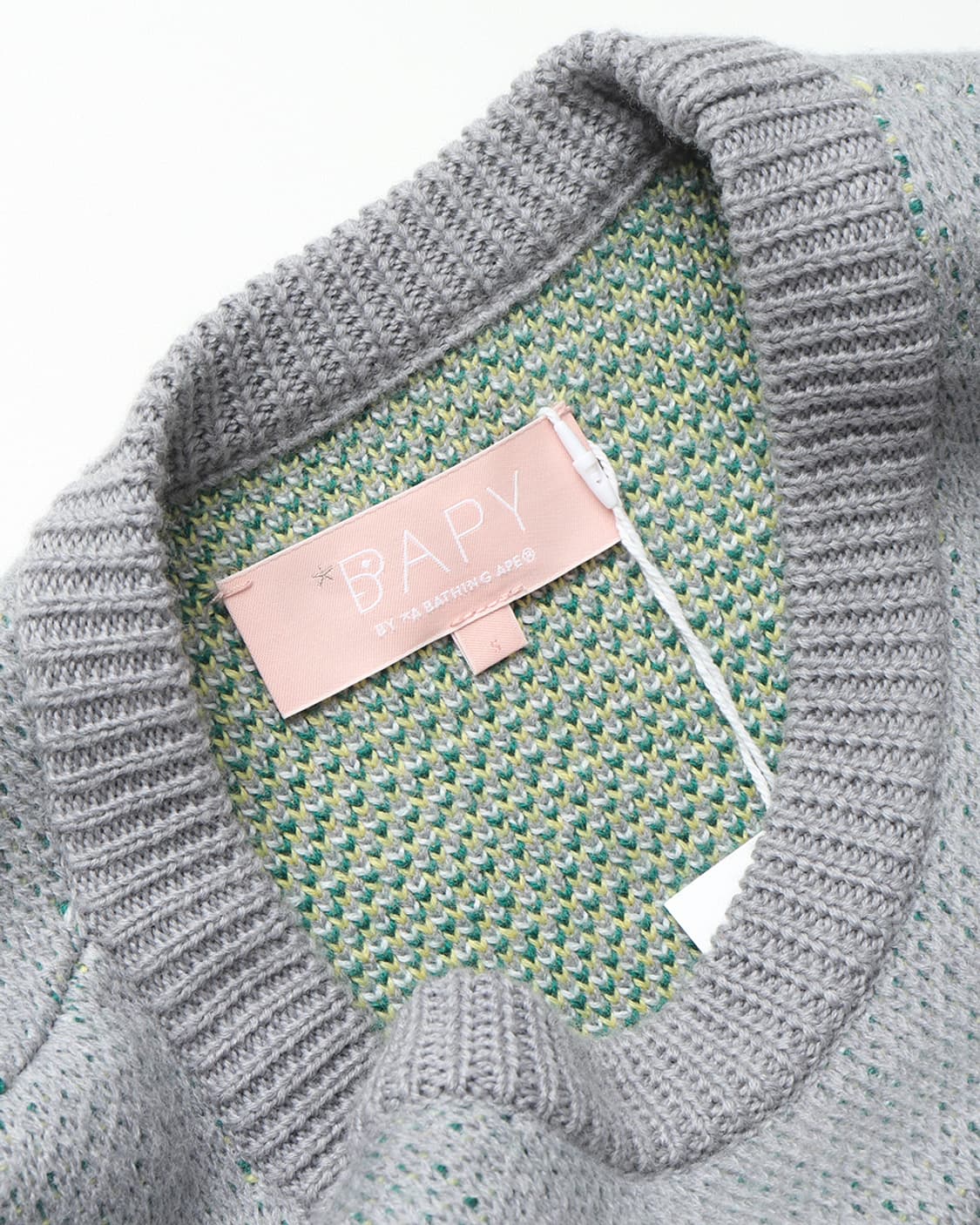 베이프 A BATHING APE Bapy Logo Knit Sweater 상품이미지6