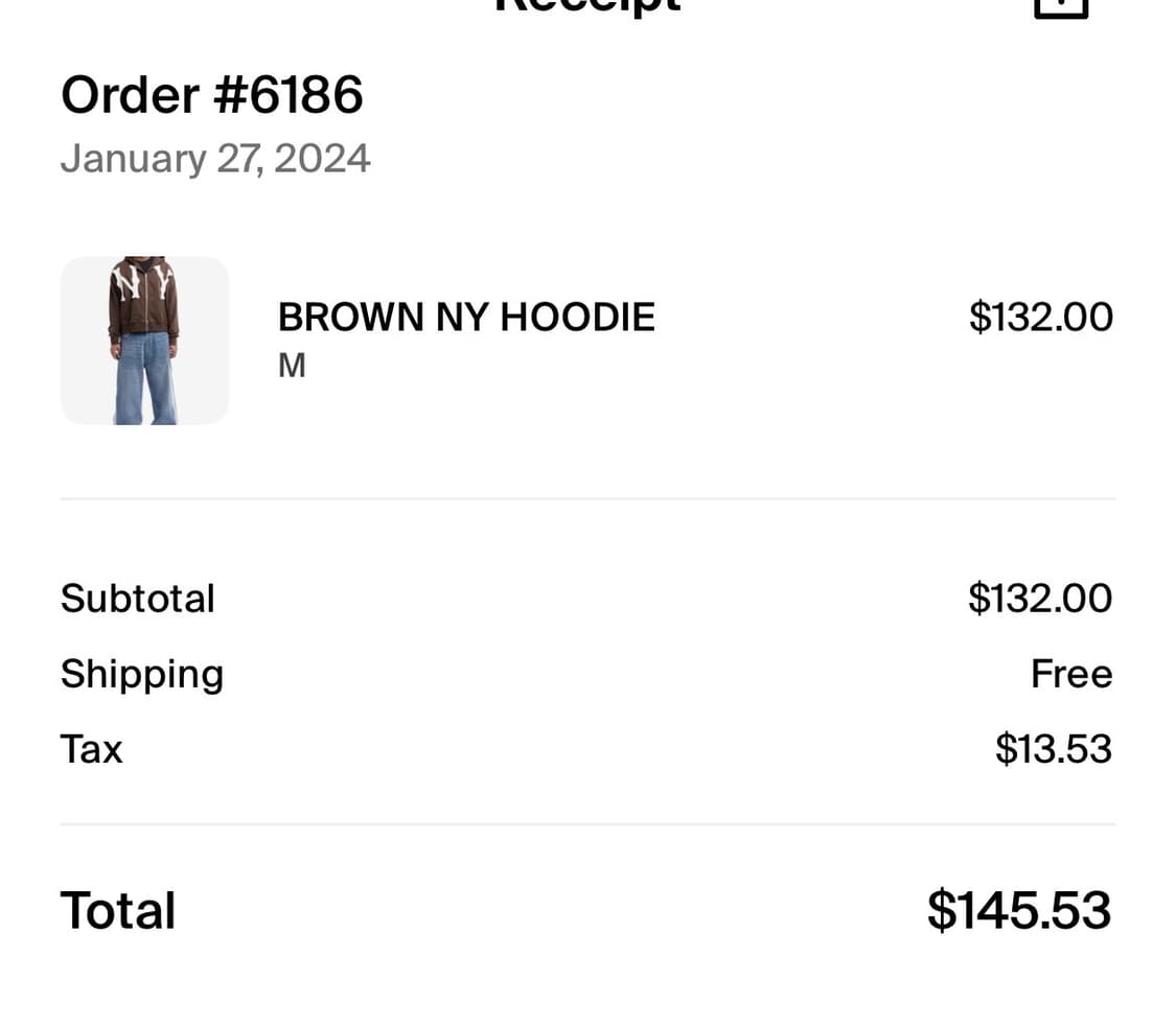 memorylanepark - ny hoodie 후드티 브라운  - M  상품이미지7