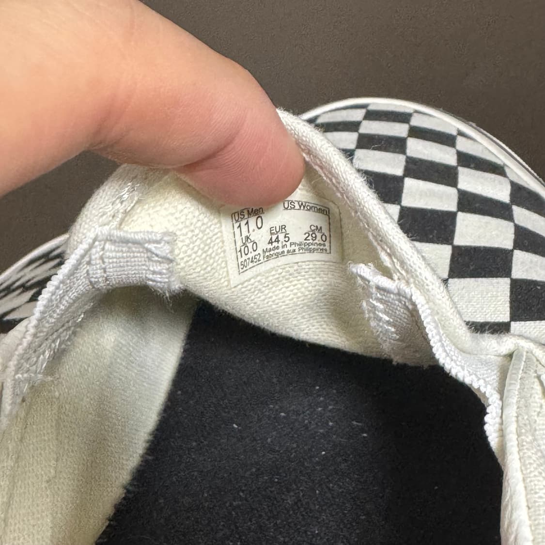 (290) 반스 체커보드 슬립온 애너하임 상품이미지5