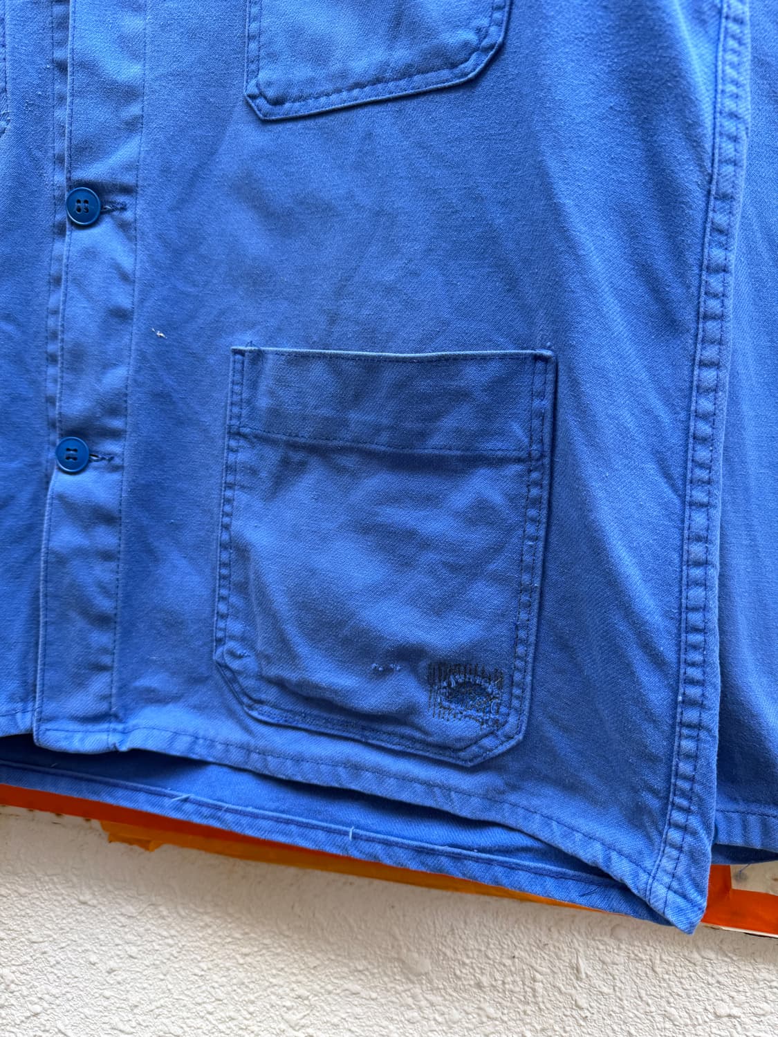 WASHED OPEN COLLAR BORO 보로리페어 프렌치워크자켓 상품이미지6