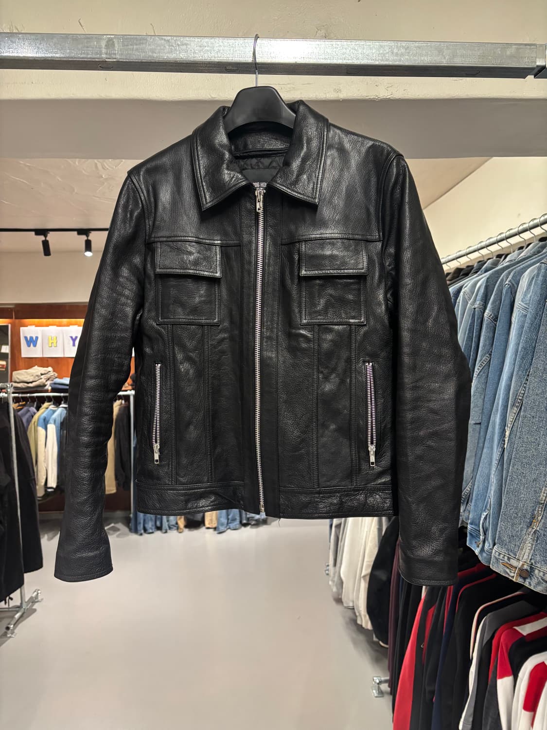 206 homme 레더 자켓   상품이미지6