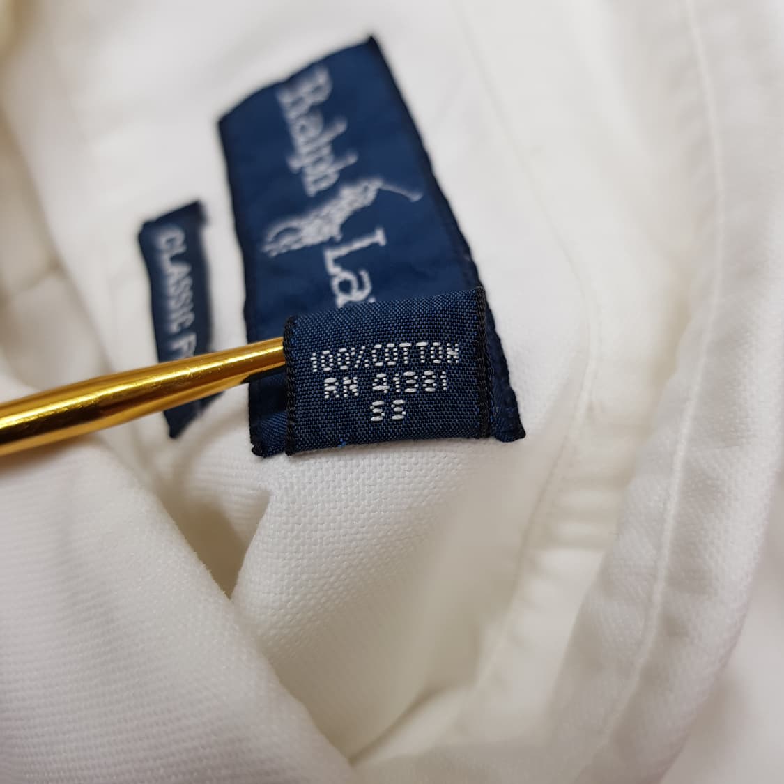 폴로 랄프로렌 클래식핏 옥스포드 셔츠 m사이즈 상품이미지4