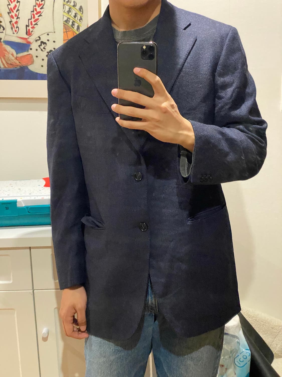 Wool/Cashmere Silk Blazer 상품이미지2