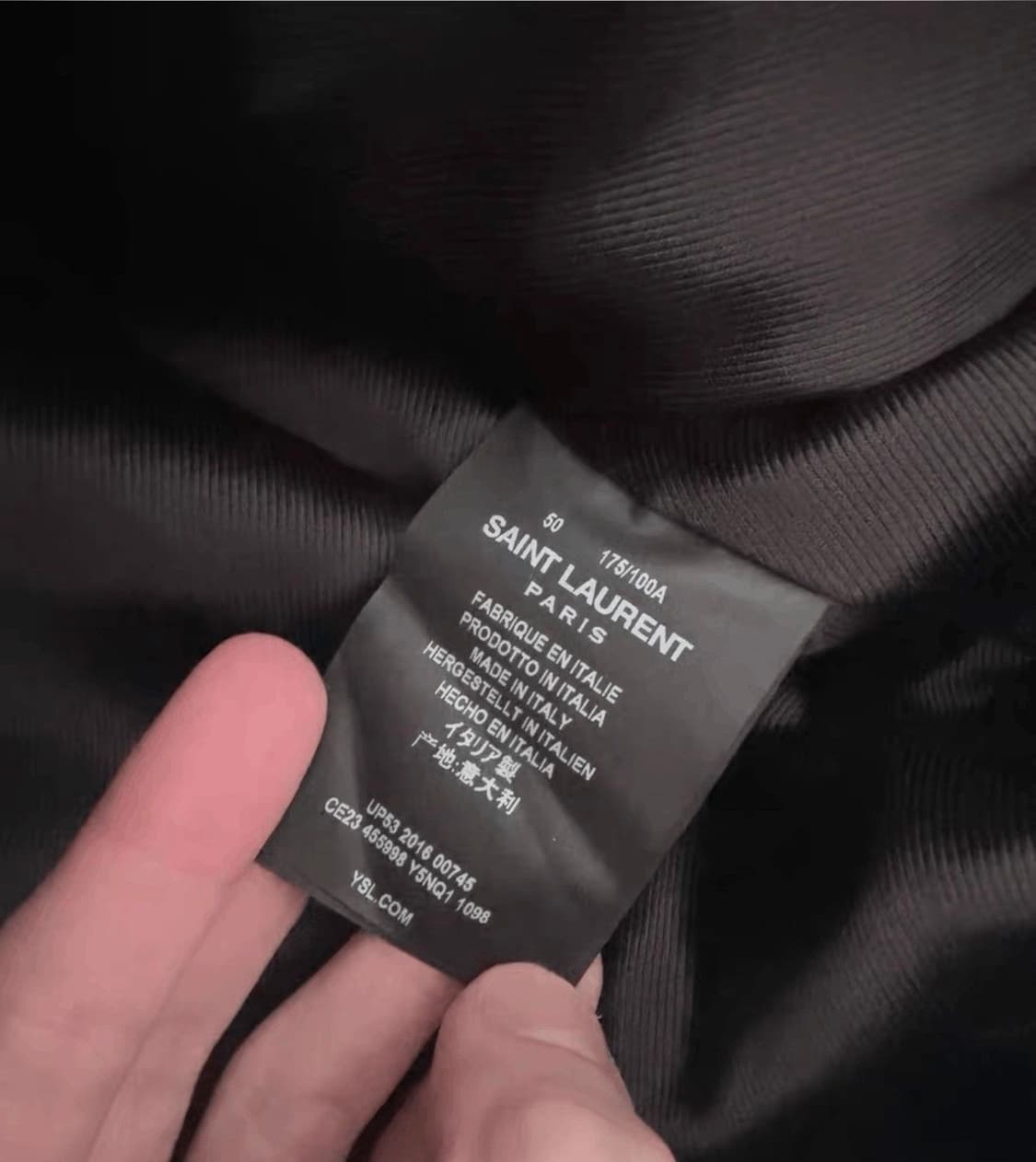 (50) 생로랑 블러드 러스터 레더 바이커 자켓 에디슬리먼 상품이미지5