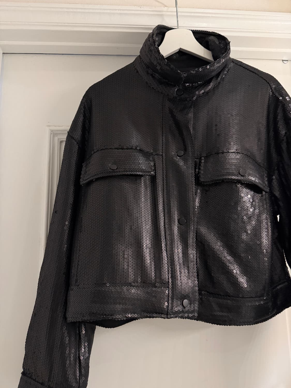 zara 시퀸 패디드 자켓  상품이미지2