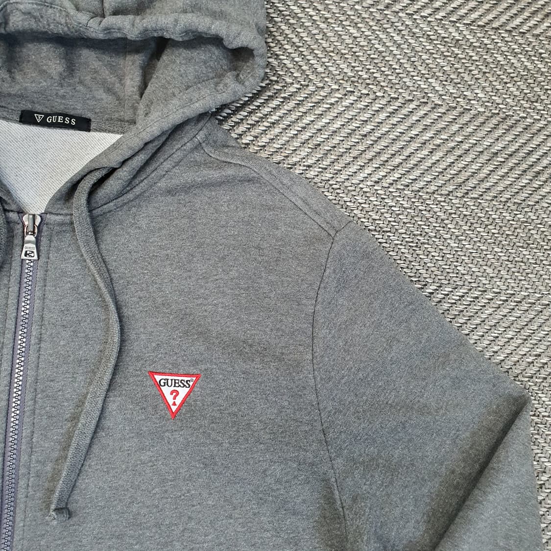 게스 기모 후드집업 남자105 상품이미지3