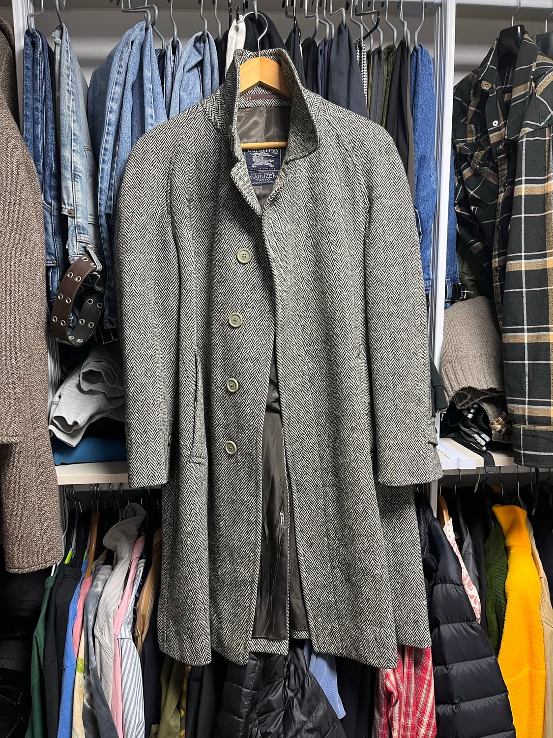 버버리 아이리쉬트위드 코트 상품이미지1